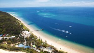 Tangalooma Island Aerial View